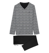 Jerry Long Sleepwear | Black Print 402615-P004